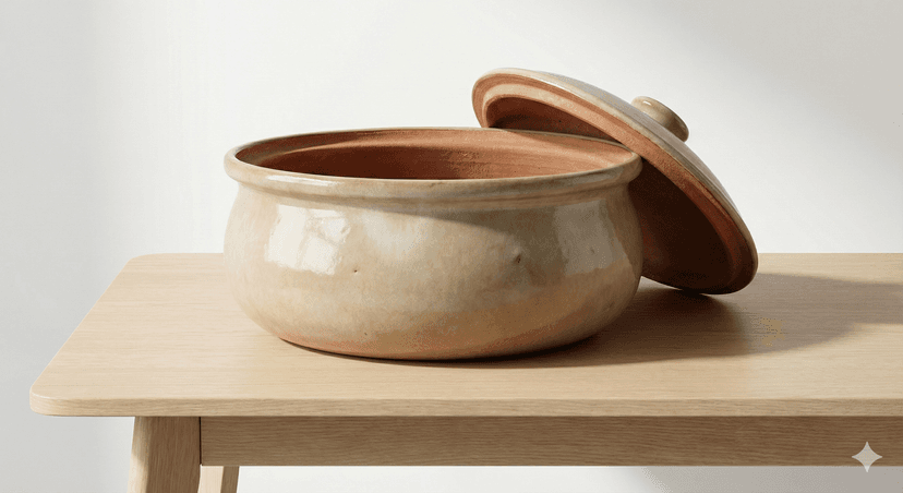 Artisan Ceramic Cooking Pot